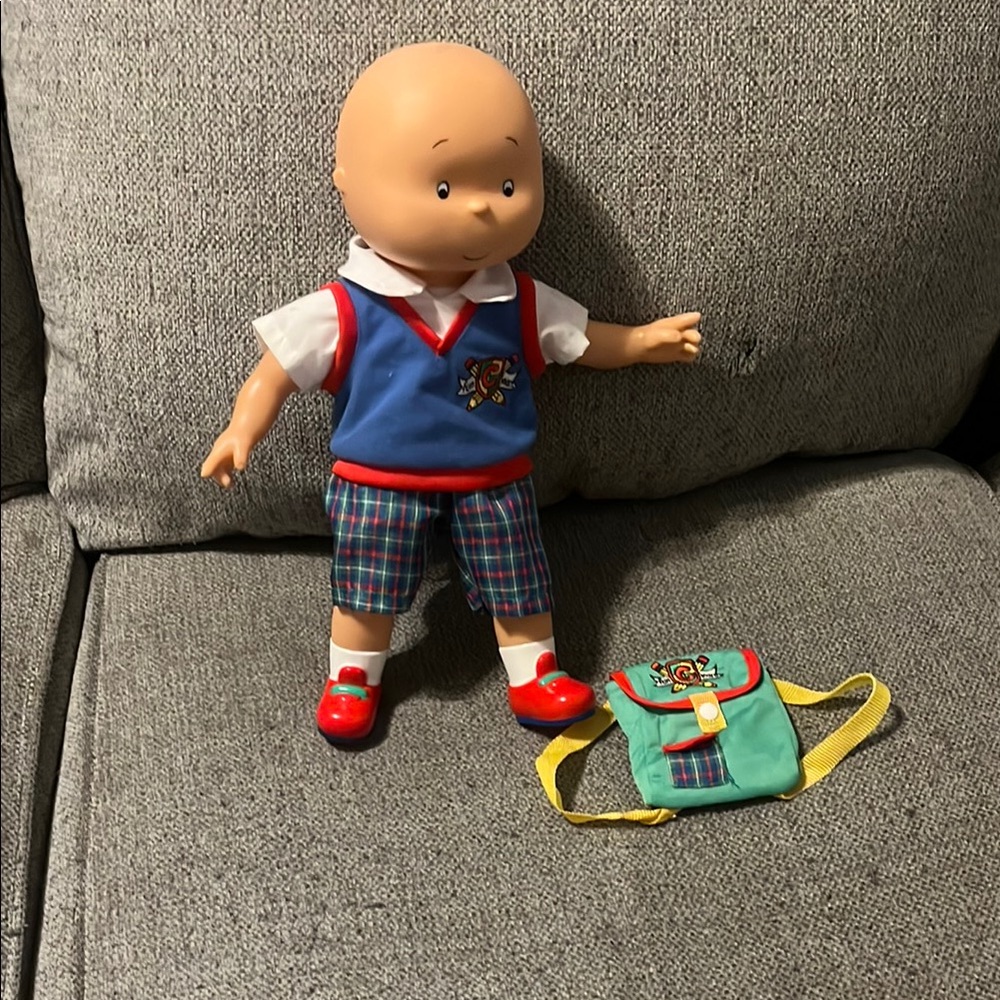 Kids Toy Doll with Blue and Red Outfit